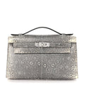 Hermès Lizard Kelly Pochette Clutch Ombre