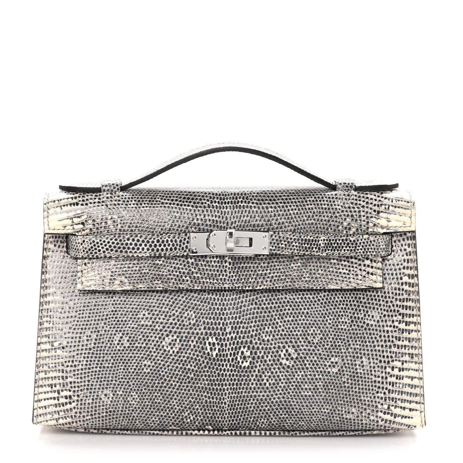 Hermès Lizard Kelly Pochette Clutch Ombre