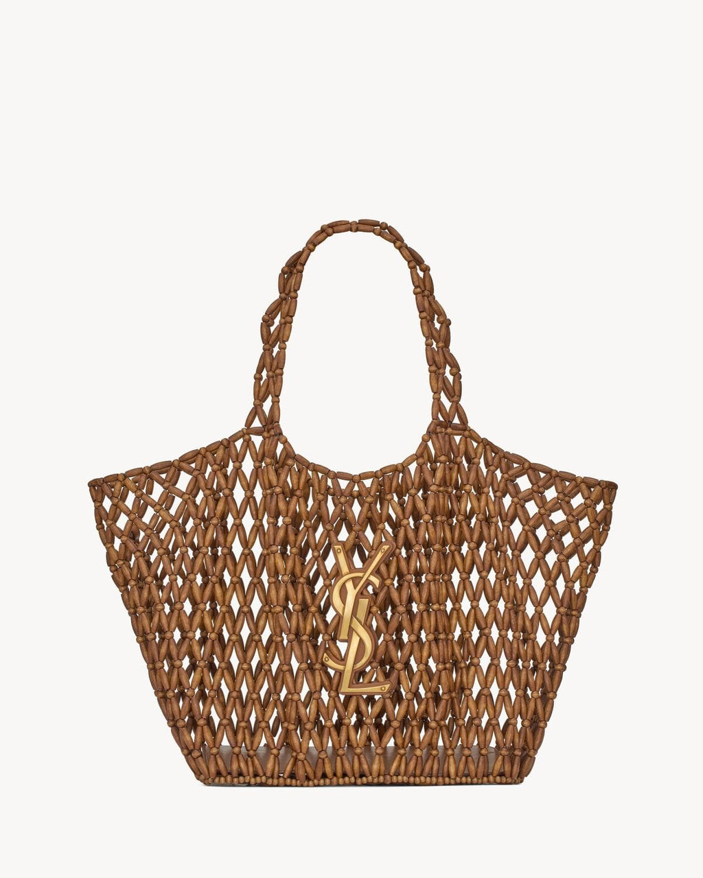 【Limited supply】SAINT LAURENT ICARE medium in wood beads