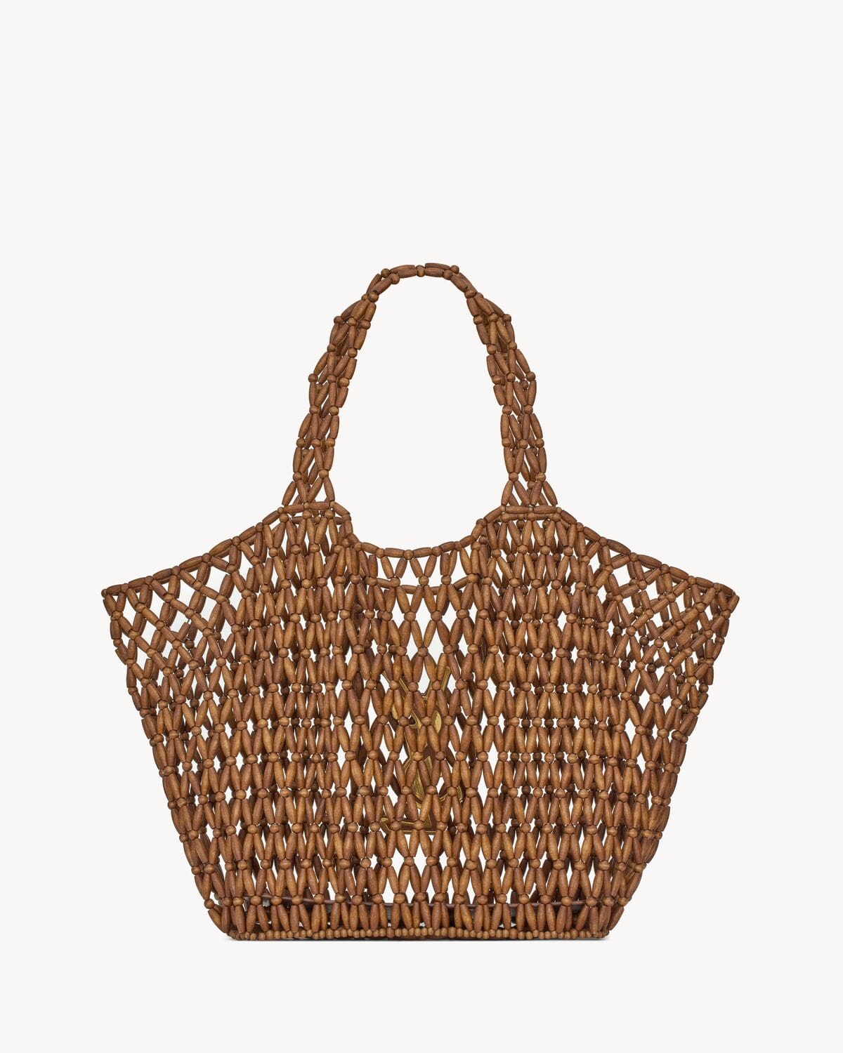 【Limited supply】SAINT LAURENT ICARE medium in wood beads