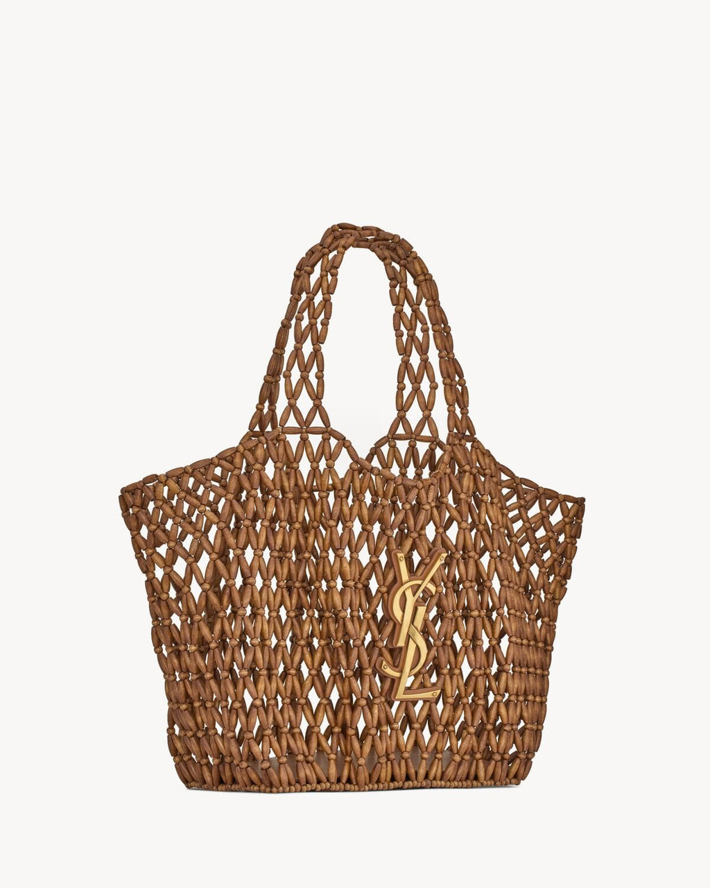 【Limited supply】SAINT LAURENT ICARE medium in wood beads