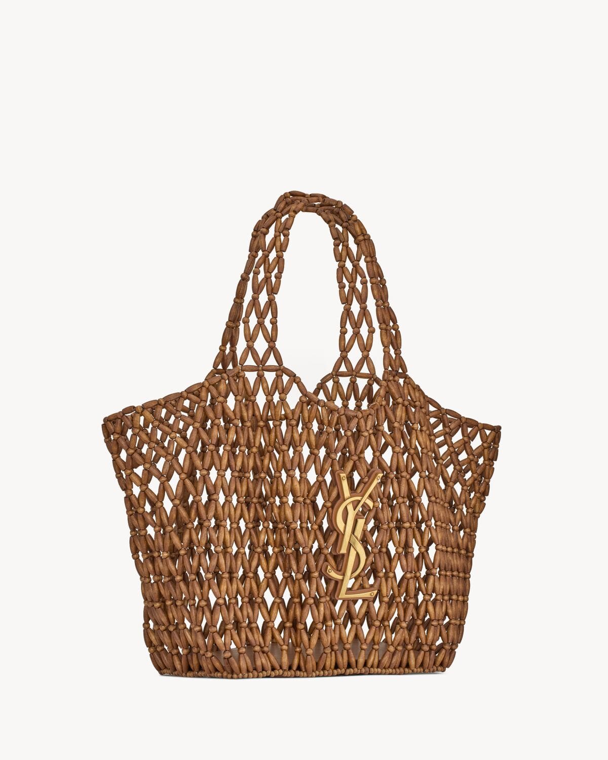【Limited supply】SAINT LAURENT ICARE medium in wood beads
