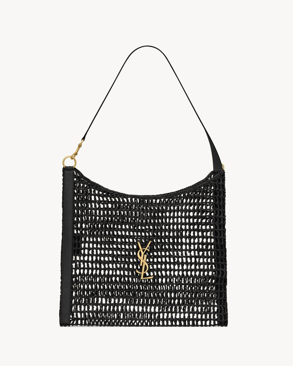 SAINT LAURENTOxalis bag in raffia macramé