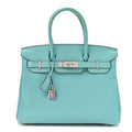 Hermès Togo BIRKIN 30 Bleu Atoll