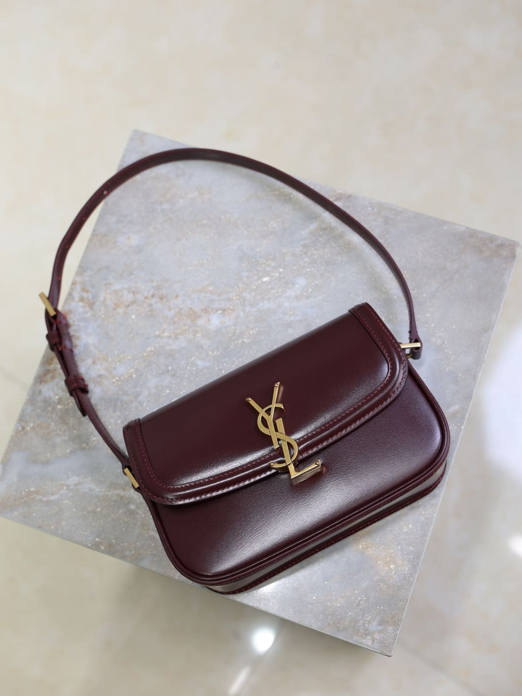 SAINT LAURENT SOLFERINO Mini BOX  leather handbag
