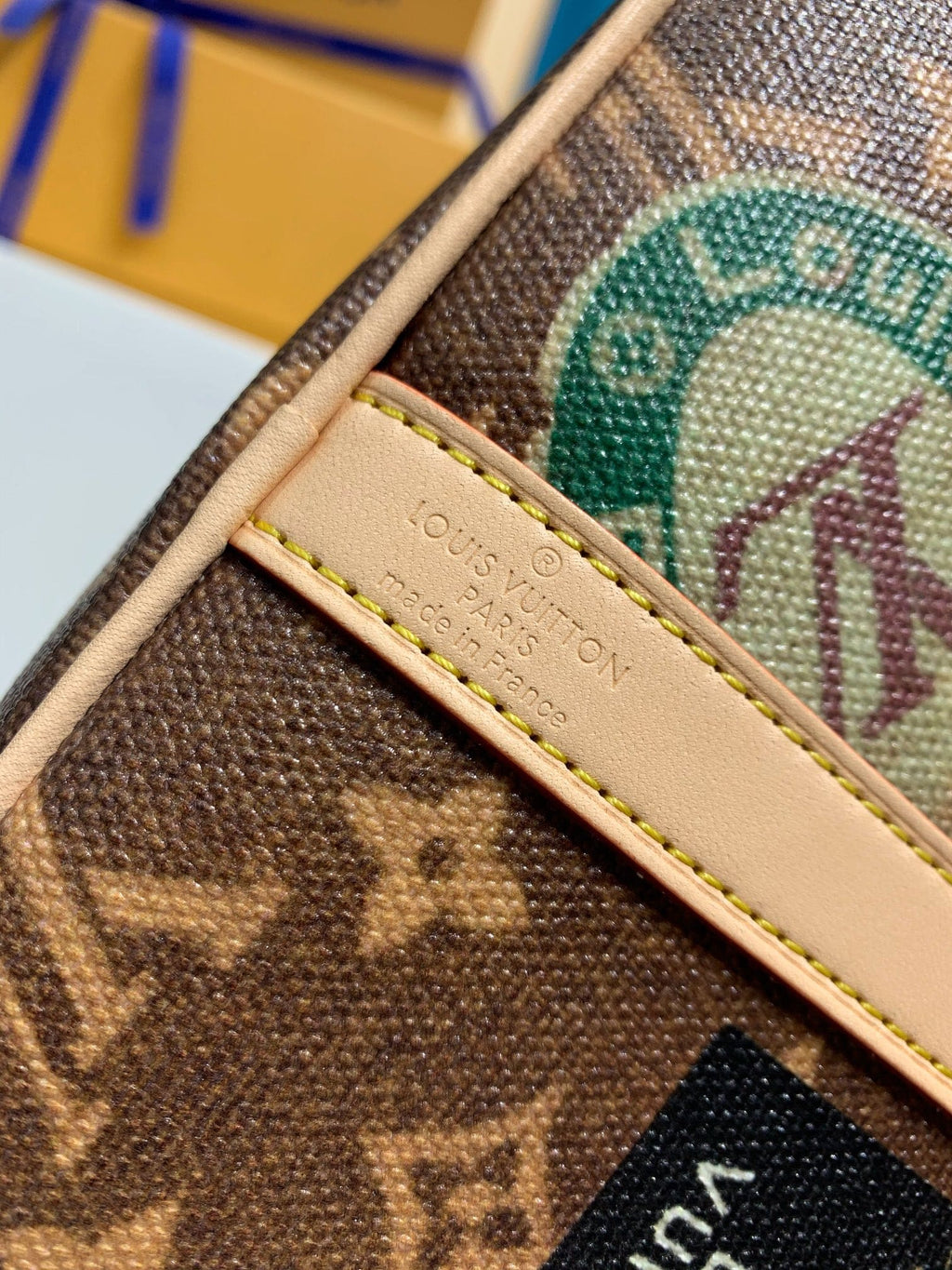 Louis Vuitton Monogram Hotel Labels Speedy Bandouliere 30