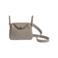Hermès Mini  Lindy Beton Gold Clemence Gold Hardware