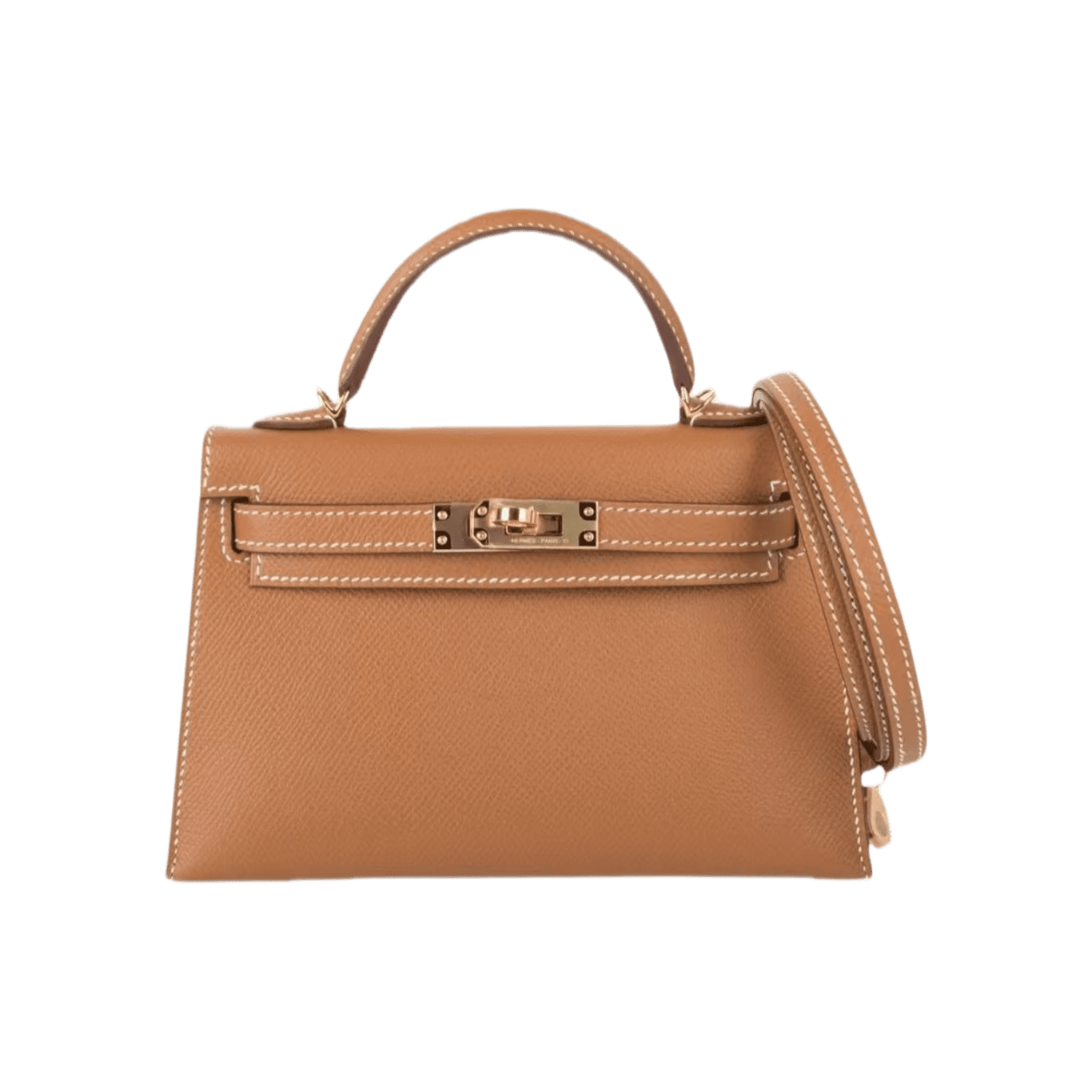 Hermès Kelly Mini Epsom Gold Sellier Gold Hardware