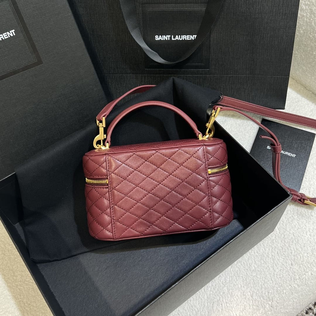 Saint Laurent gaby vanity bag in lambskin