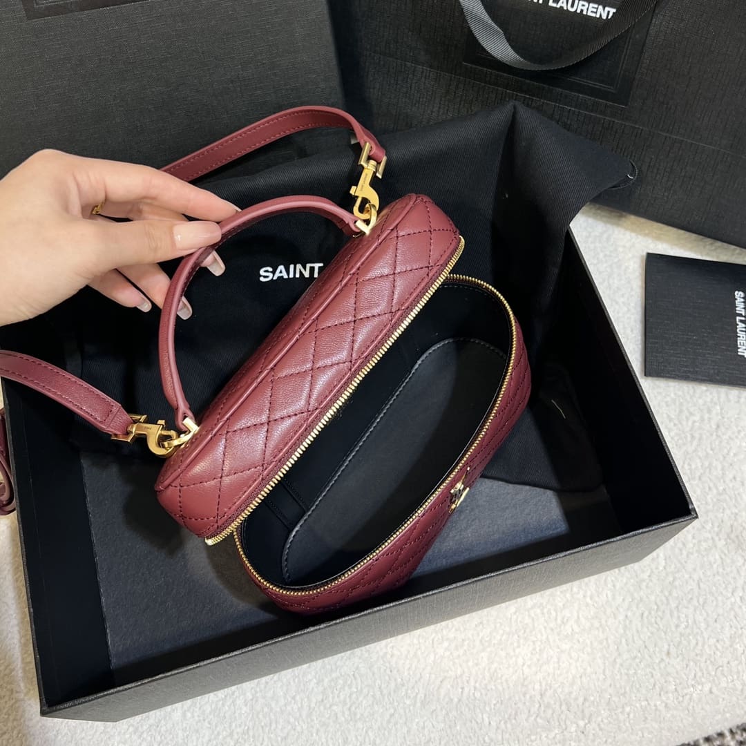 Saint Laurent gaby vanity bag in lambskin