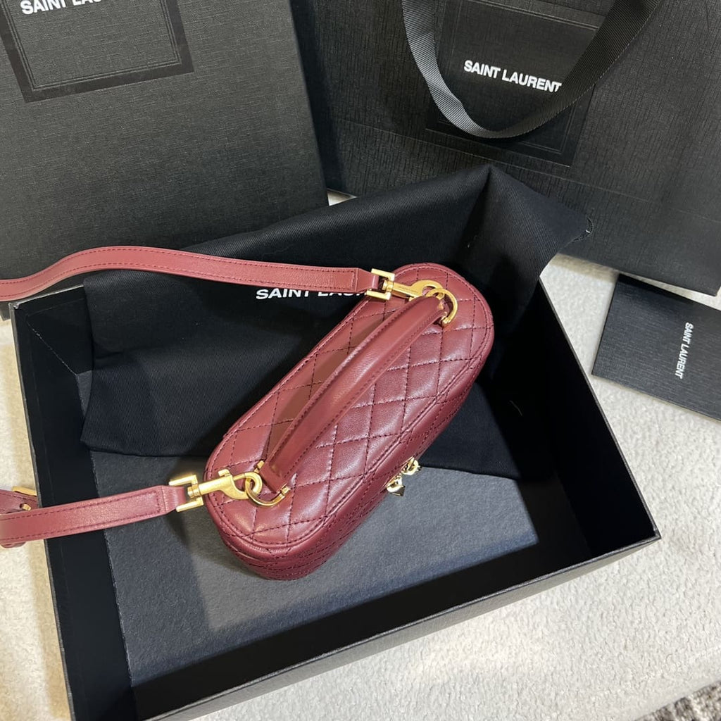 Saint Laurent gaby vanity bag in lambskin