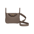 Hermès Mini Lindy Gold Clemence Gold Hardware