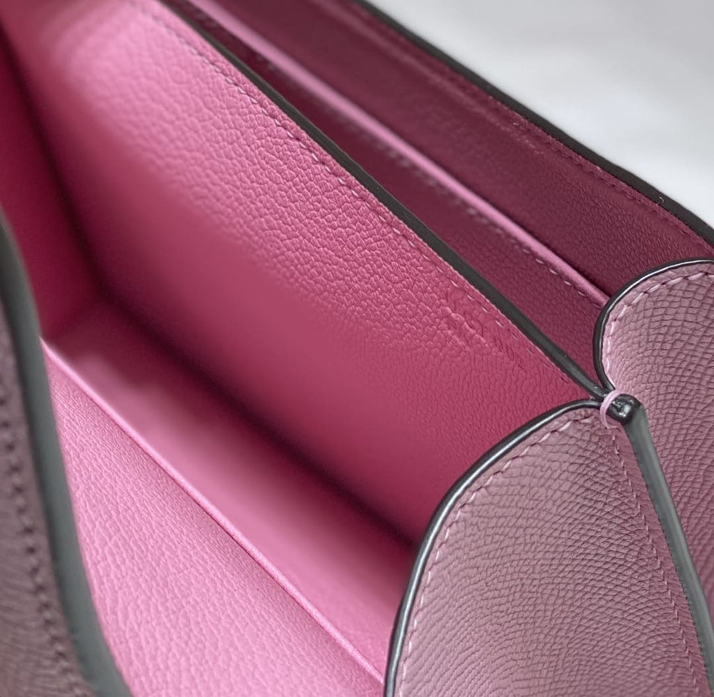 Hermès Constance 18 Mauve Sylvestre Epsom Rose Gold Hardware