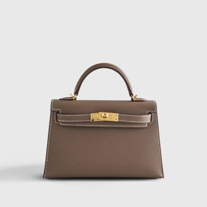 Hermès Kelly Mini Epsom Gold Sellier Gold Hardware