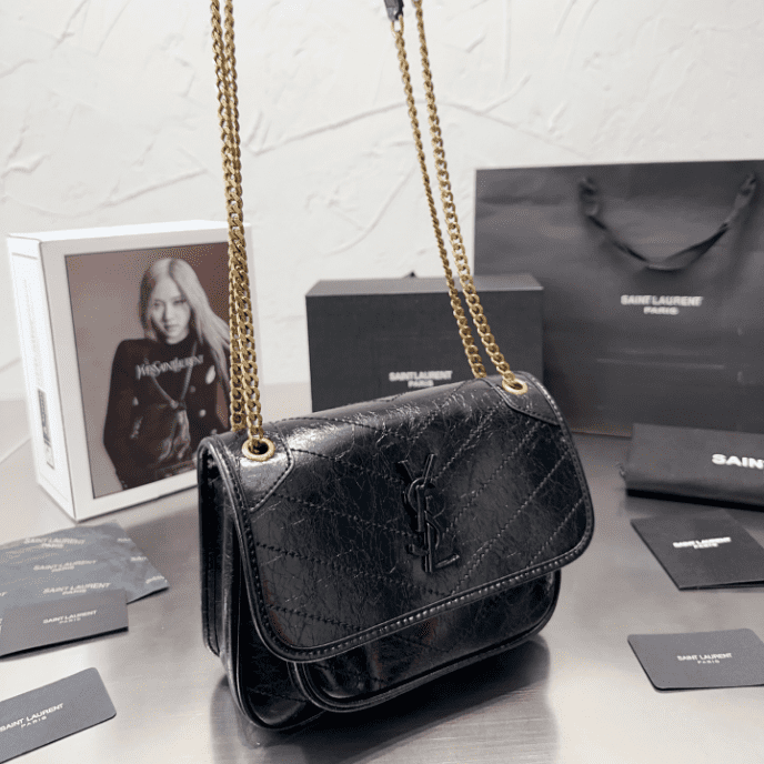 SAINT LAURENT NIKI BABY IN VINTAGE LEATHER