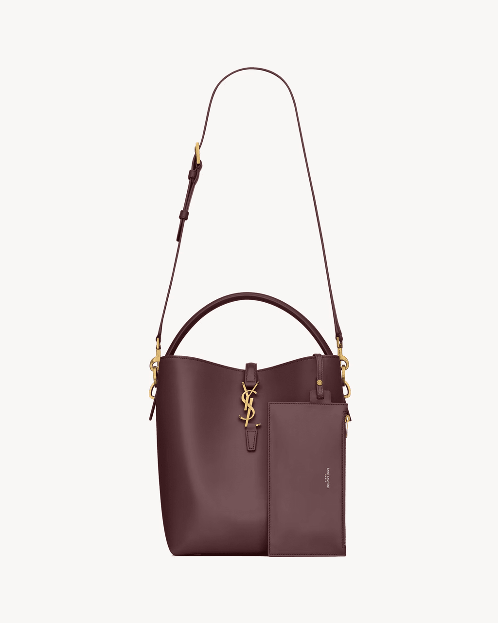 SAINT LAURENT LE 37 IN SHINY LEATHER