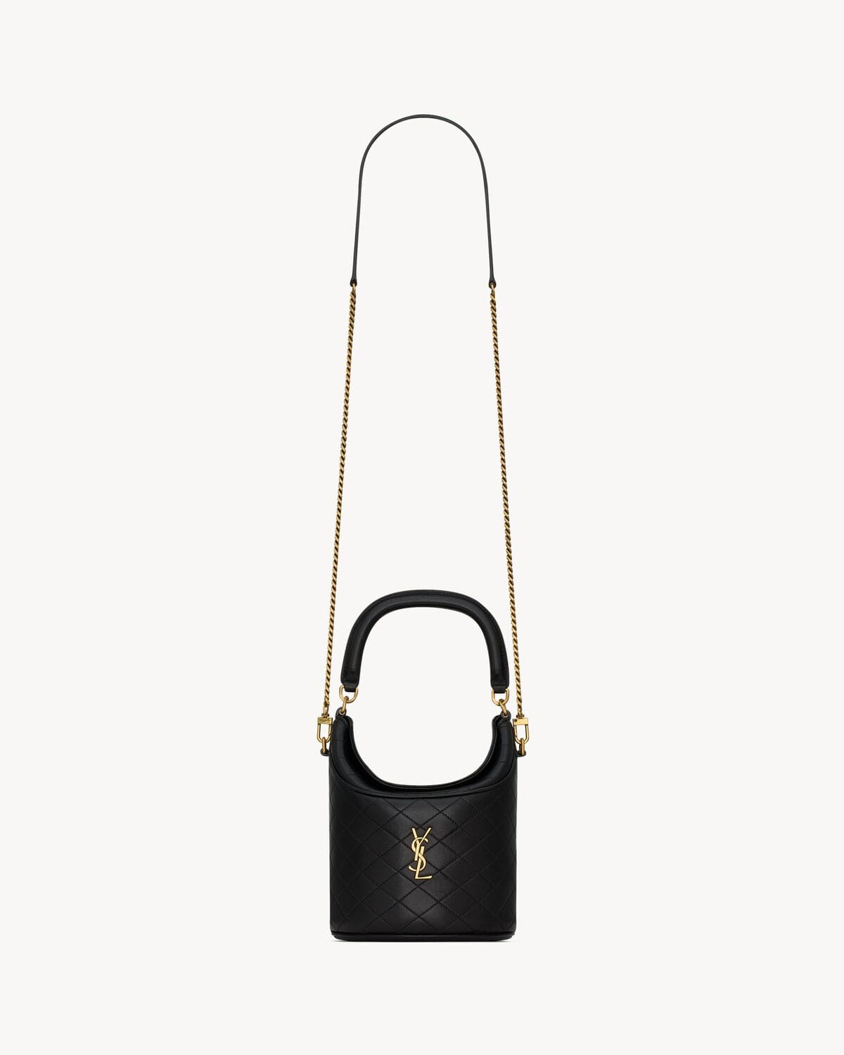 SAINTAURENT GABY BUCKET BAG IN LAMBSKIN