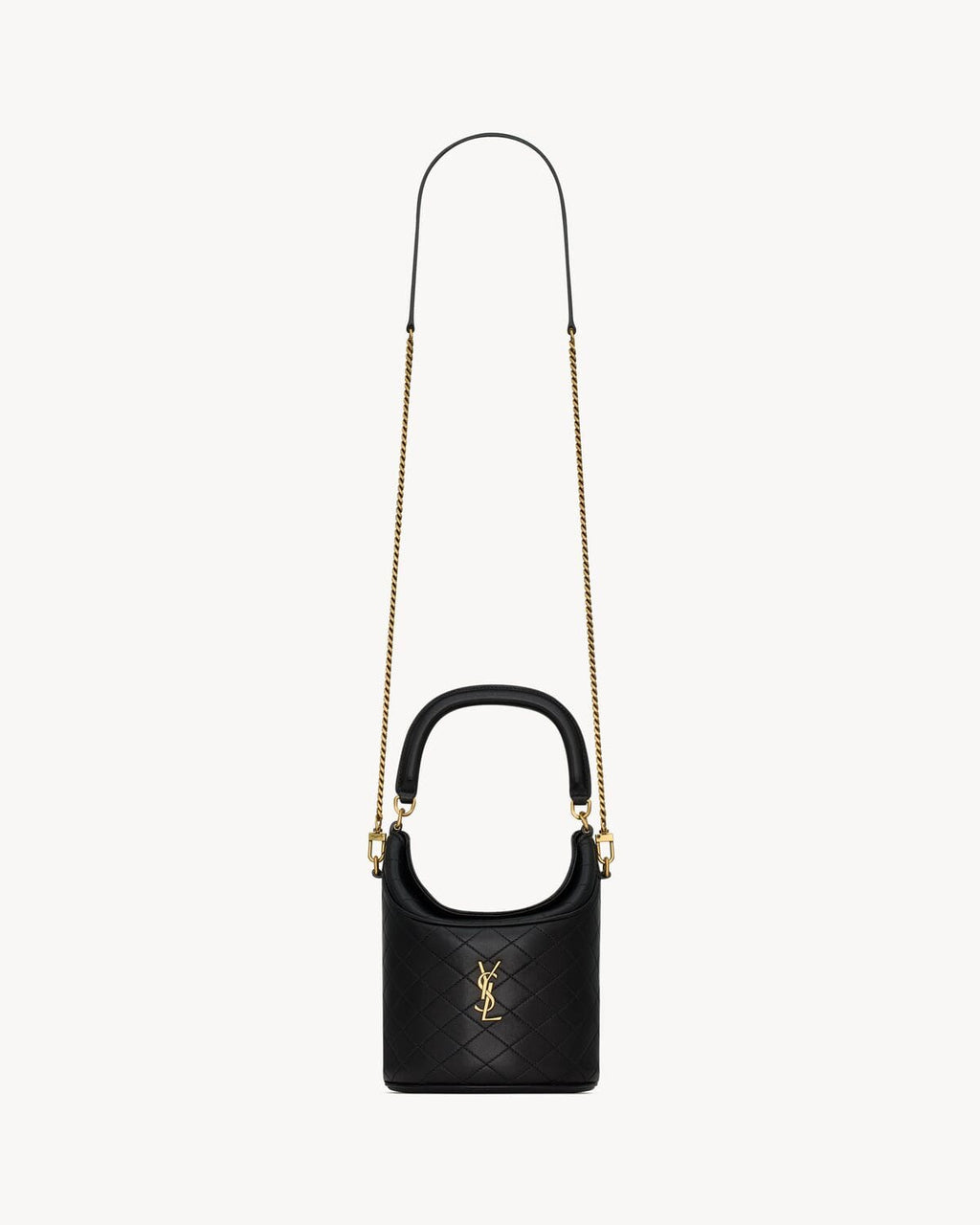 SAINTAURENT GABY BUCKET BAG IN LAMBSKIN