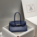 Hermès Blue Shoulder Birkin 29 Palladium Hardware