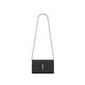 SAINT LAURENT LAMBSKIN CASSANDRE CHAIN WALLET